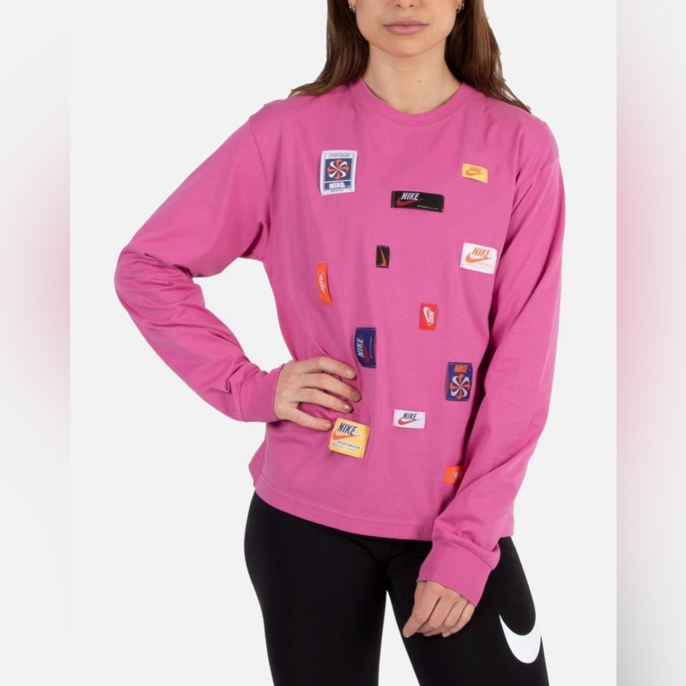 Nike Sportswear NSW Logo Tag Icon Clash Long Sleeve